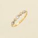 Anillo fino SIMETRIA - Cristal / Oro - Anillos  | Agatha