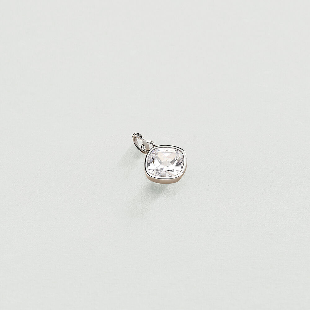 Colgante AMULETO DE LUZ - Cristal / Plateado - Colgante  | Agatha