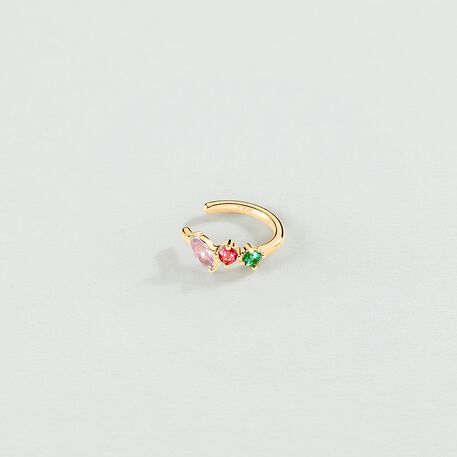 Ear cuff AMAS - Multicolor / Oro - Piercings  | Agatha