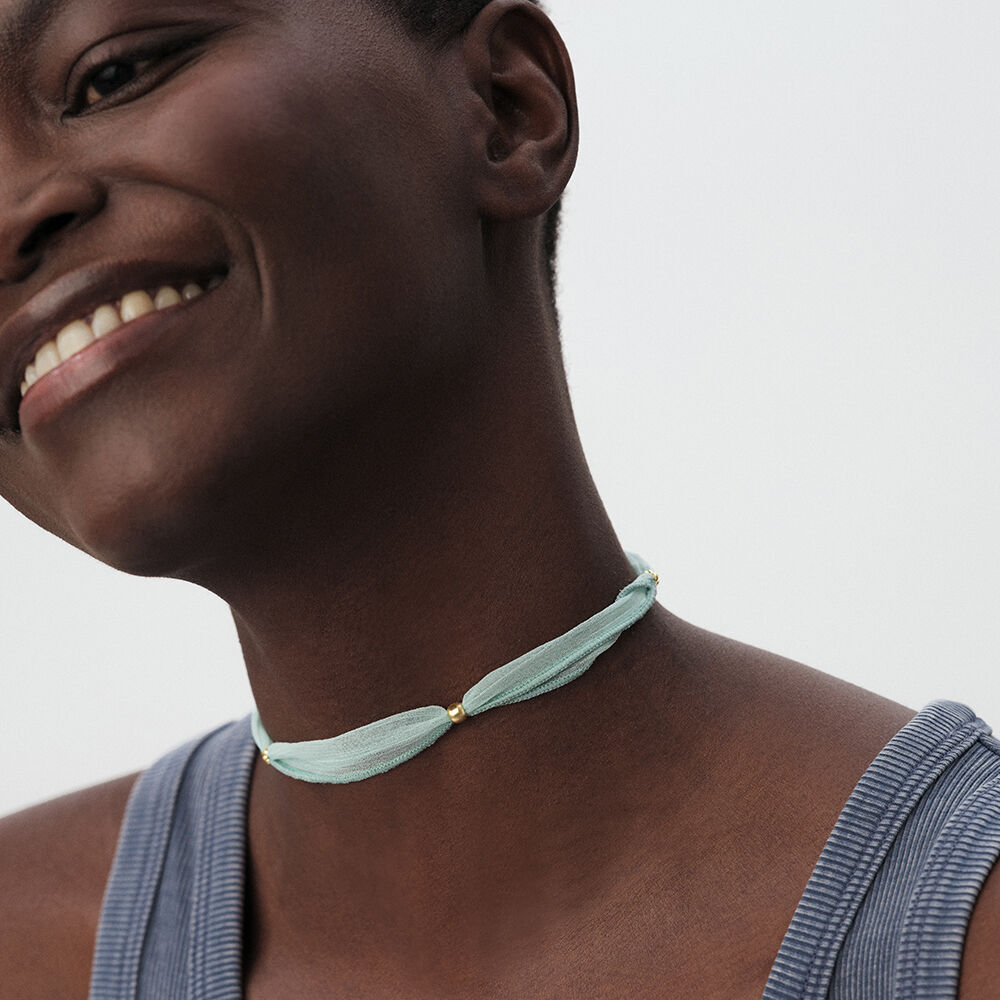 Pulsera con cord&oacute;n ILIOS - Azul Palo - Pulsera con cord&oacute;n  | Agatha