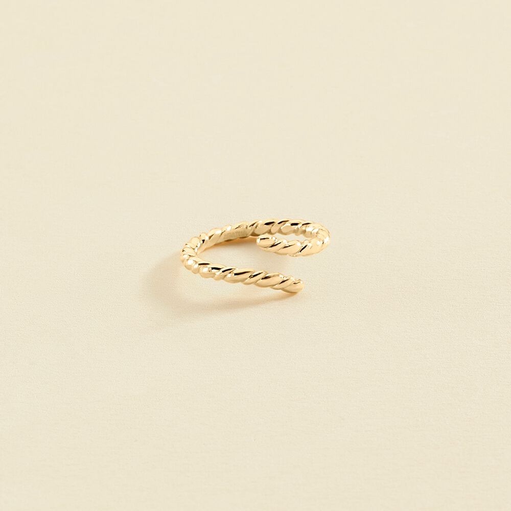 Anillo ajustable TRESSE - Dorado - Anillo ajustable  | Agatha