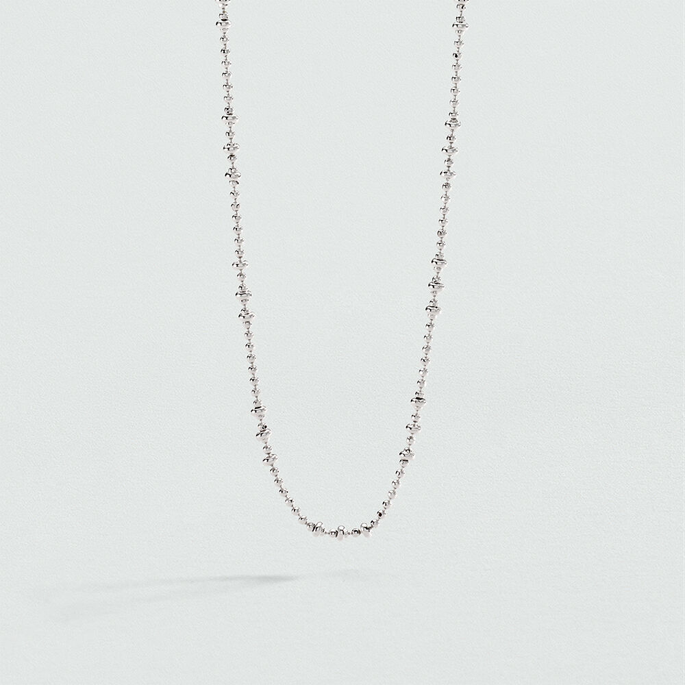 Collar corto CADENA BOLA - Plateado - Collar corto  | Agatha