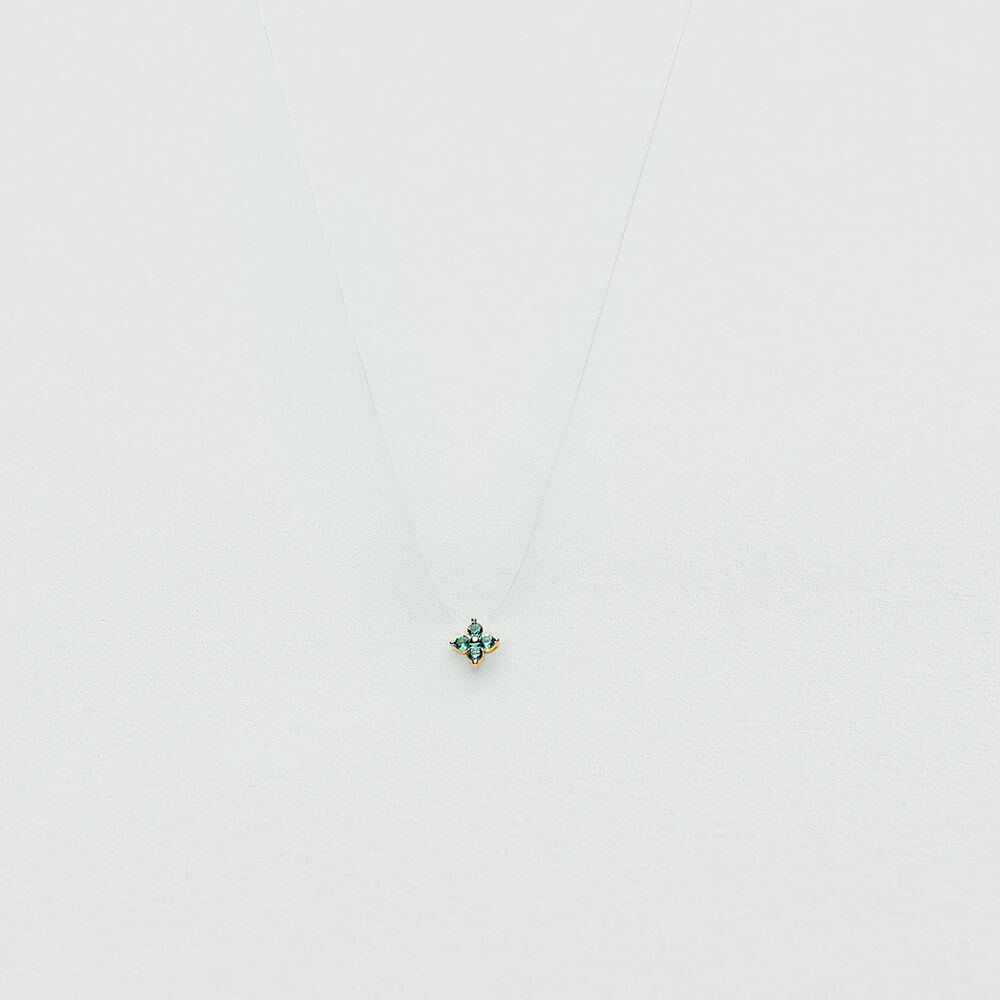 Collar corto BELOVED - Verde / Dorado - Collar corto  | Agatha