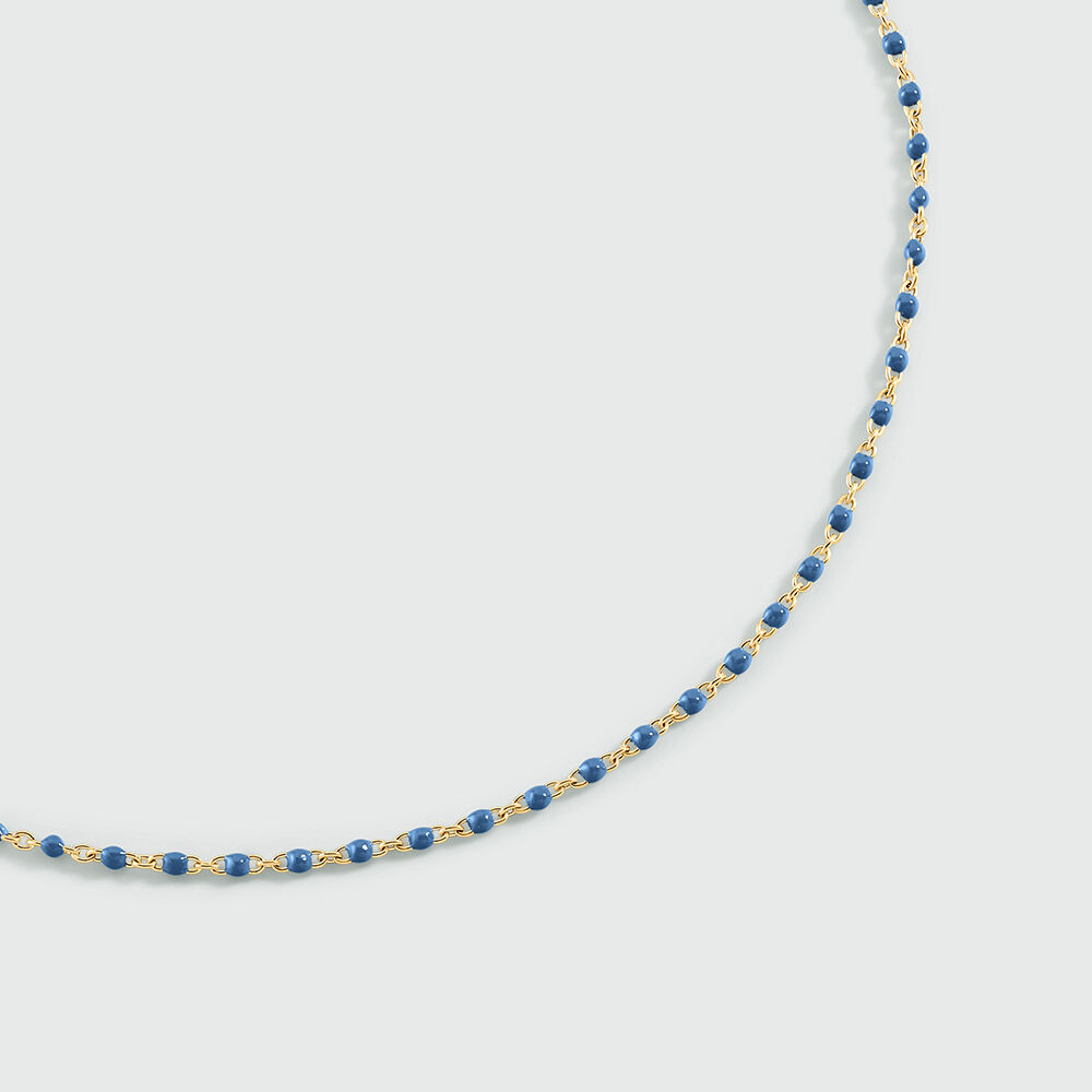 Collar corto SMARTY - Azul / Oro - Collar corto  | Agatha