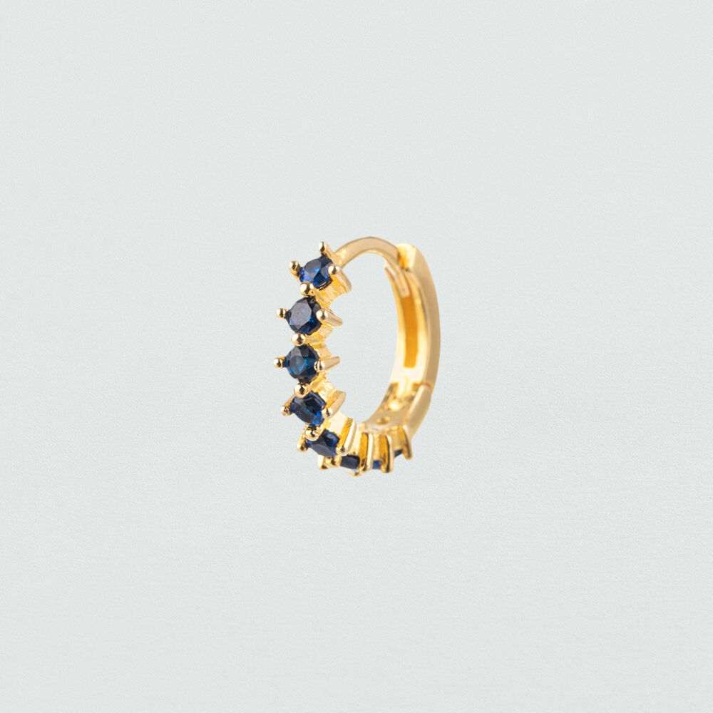 Piercing criolla RADIANTE - Azul - Piercings  | Agatha