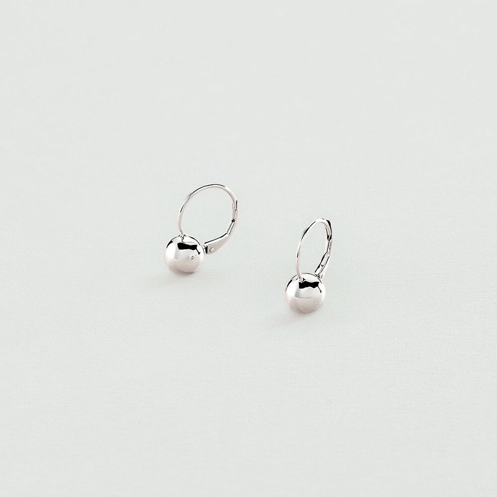 Pendientes largos BOUL - Plata - Pendientes para dormir  | Agatha