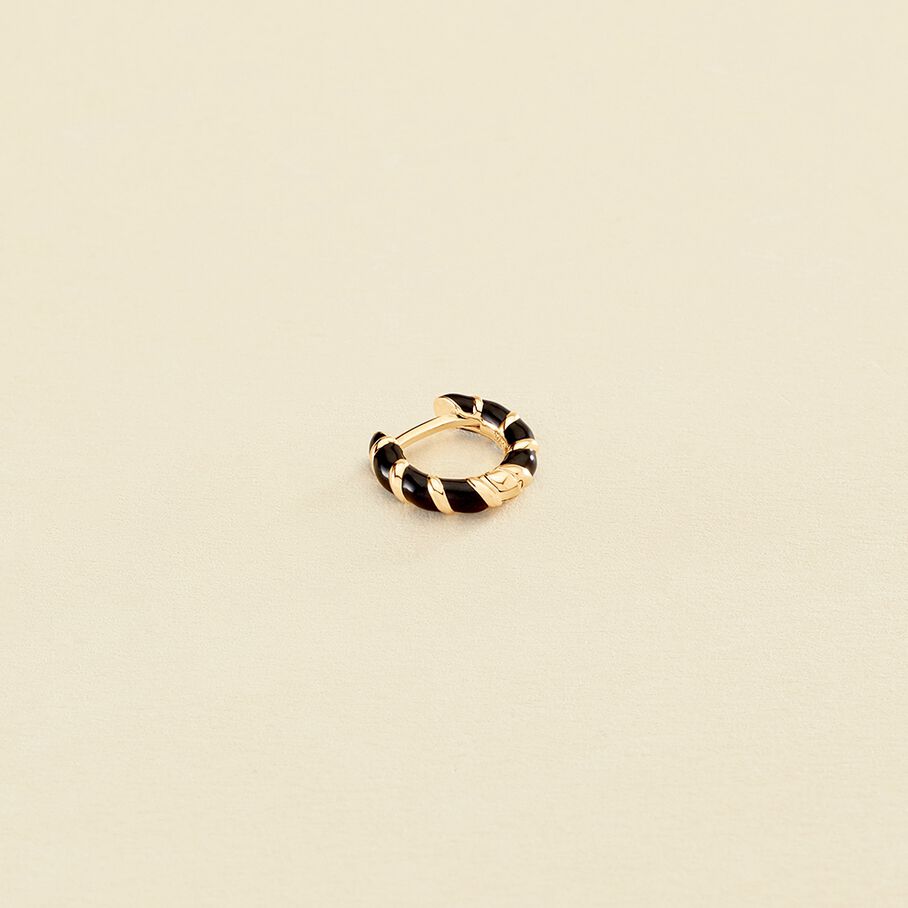 Piercing criolla MIX& MATCH - Negro / Oro - Piercings  | Agatha