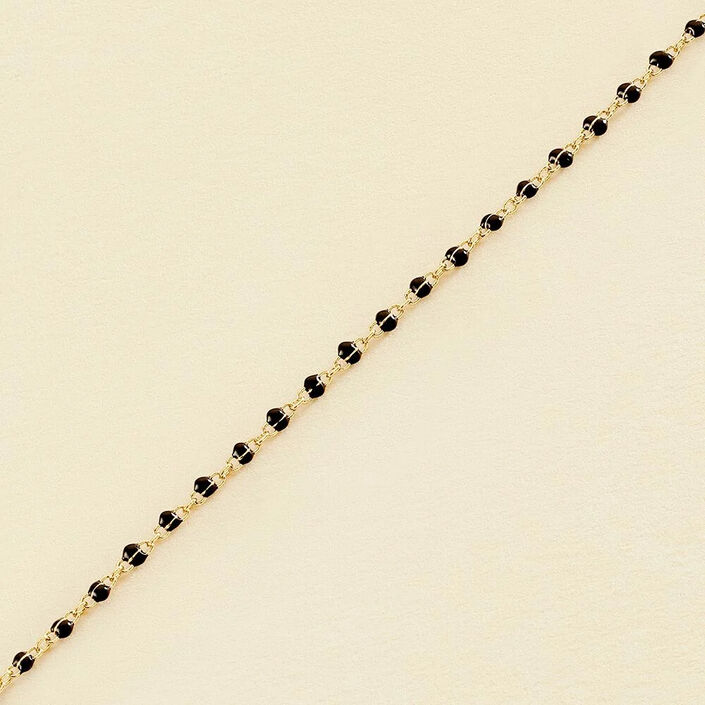 Pulsera de cadena SMARTY - Negro / Oro - Pulseras  | Agatha
