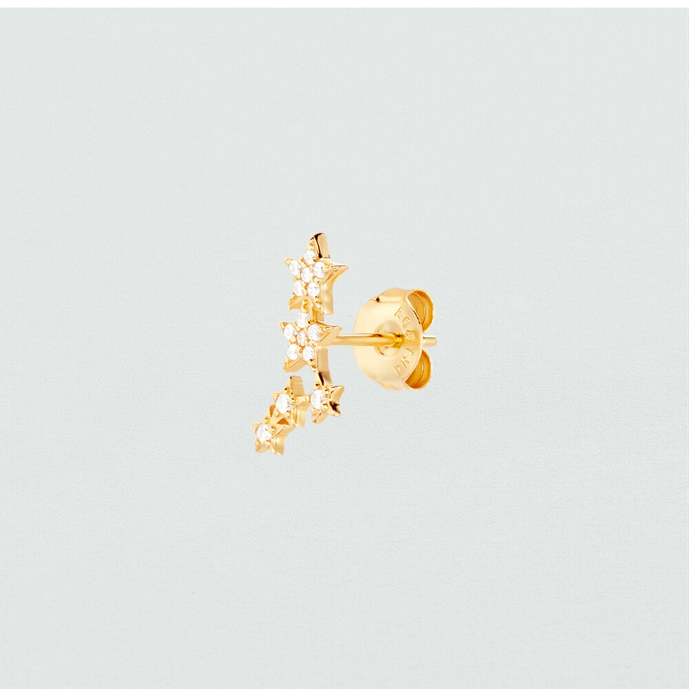 Piercing mini SHINE - Cristal / Dorado -   | Agatha