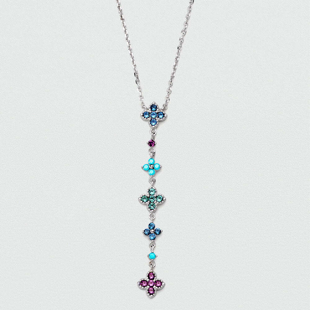 Collar corto BELOVED - Multicolor / Plata - Collar corto  | Agatha