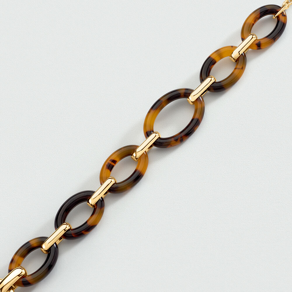 Pulsera de cadena ARIA - Concha / Dorado - Pulsera de cadena  | Agatha