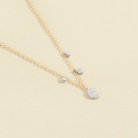 Collar corto SARA - Plata / Oro - Collares  | Agatha