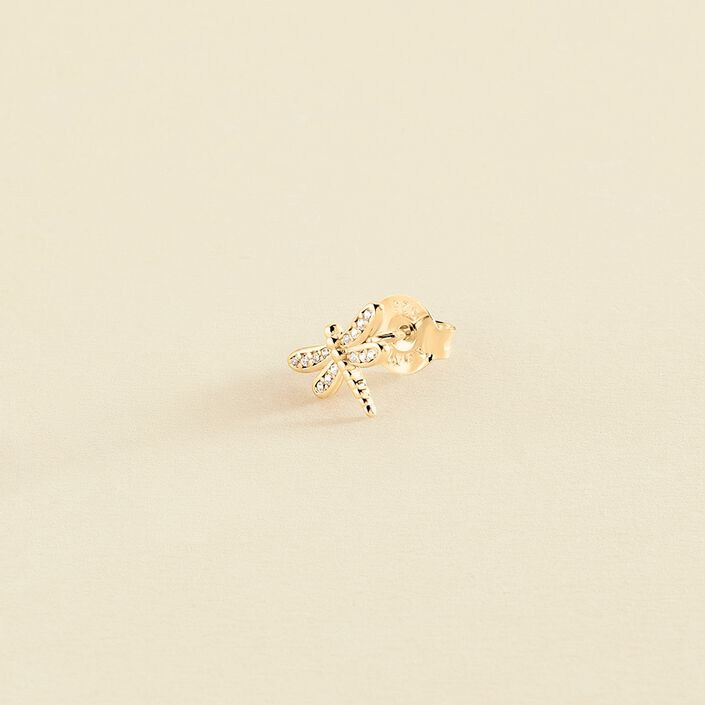 Piercing mini LIBELULA - Cristal / Dorado - Piercings  | Agatha