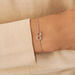 Pulsera de cadena RONDOU - Cristal / Plateado - Pulseras  | Agatha