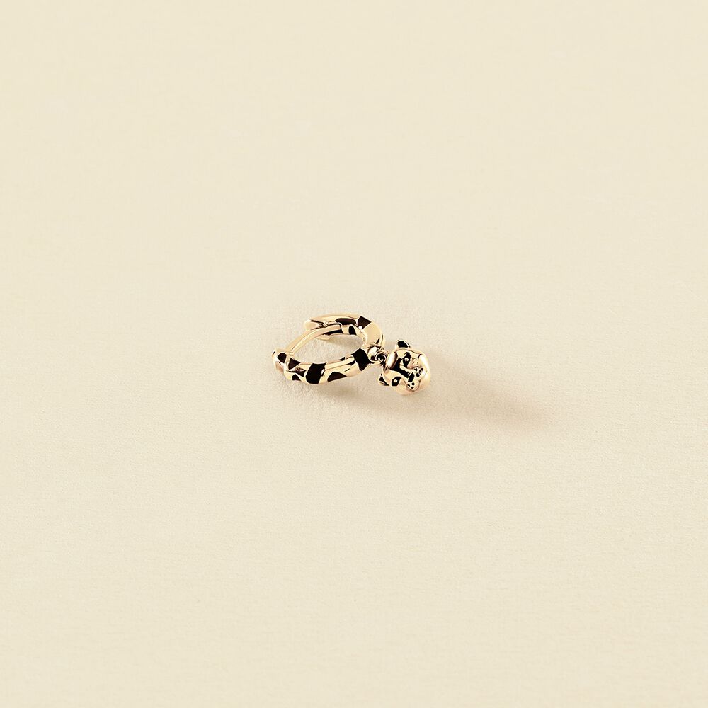 Piercing criolla LEOPARD - Negro / Oro - Piercings  | Agatha