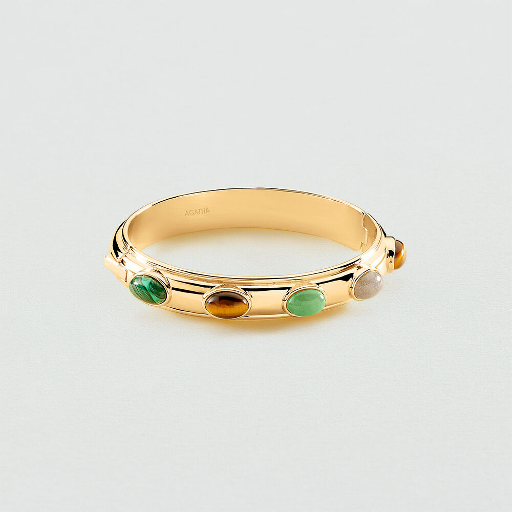 Pulsera r&iacute;gida RHEA - Multicolor / Oro - Pulsera r&iacute;gida  | Agatha