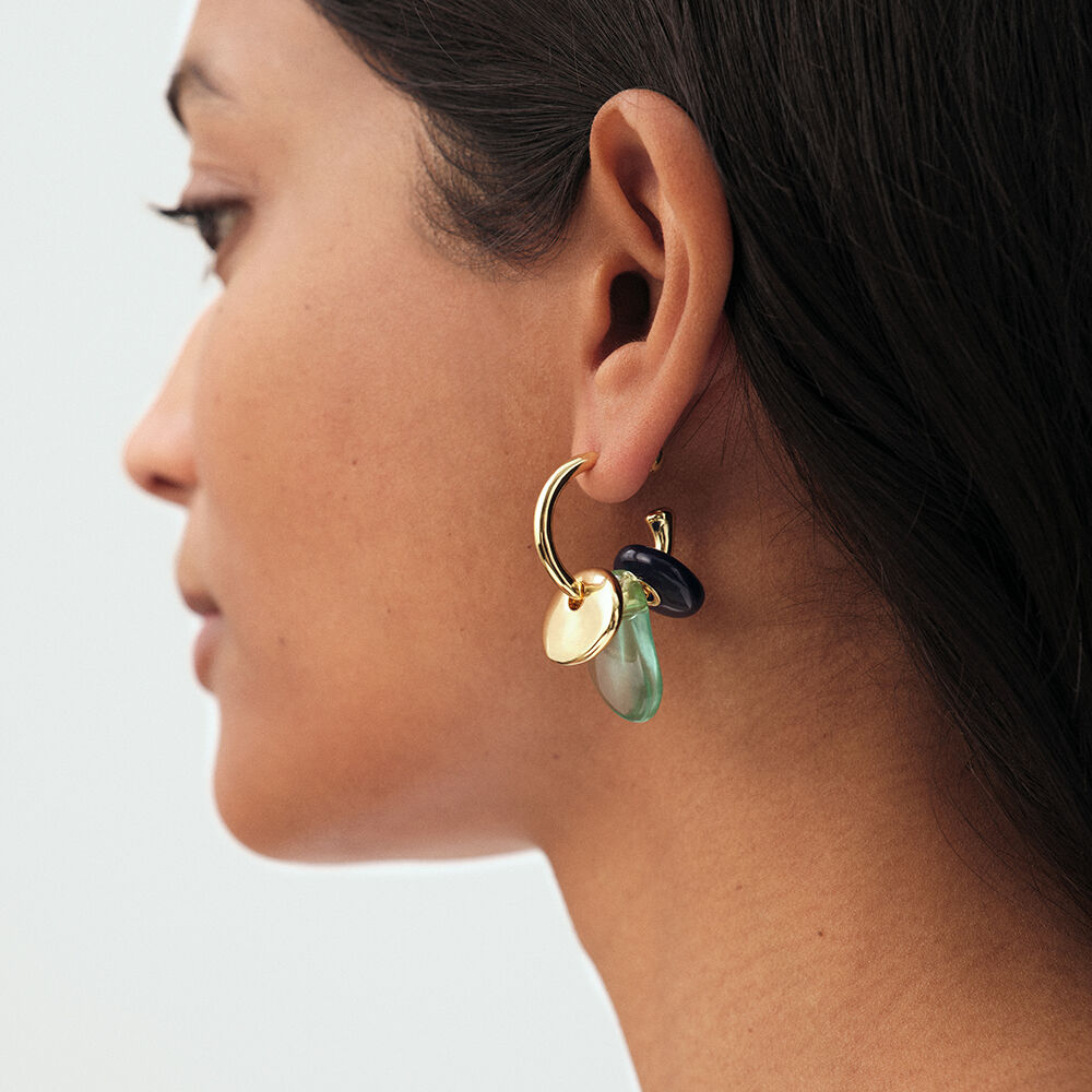 Colgante ODYSSEE - Multicolor / Oro -   | Agatha