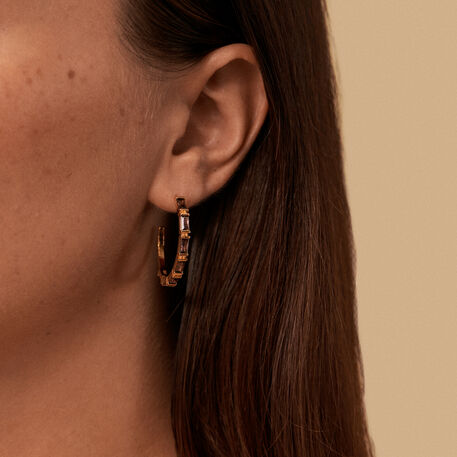 Criollas LUCILLE - Rosa / Oro - Pendientes  | Agatha