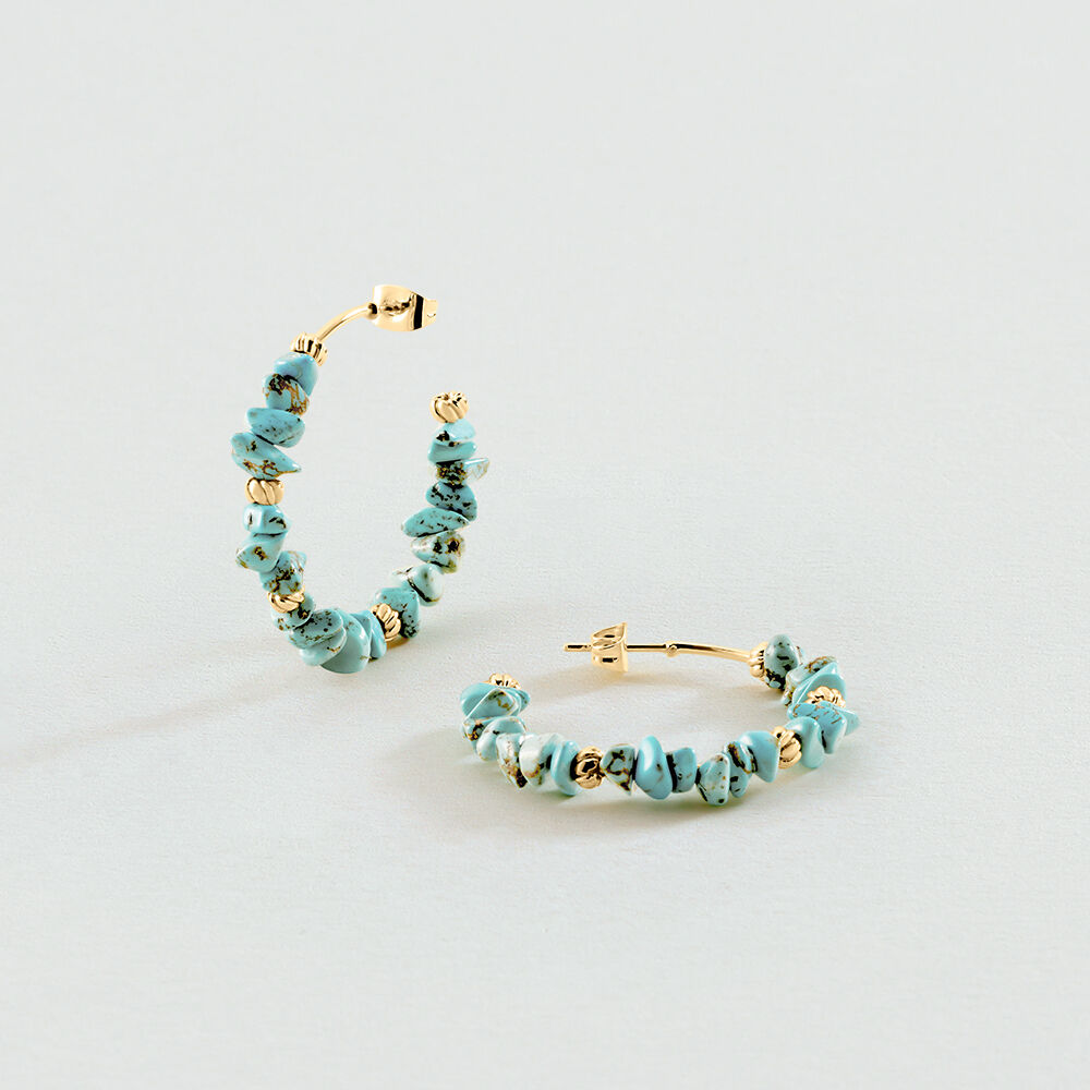 Criollas ILIOS - Turquesa / Oro - Criollas  | Agatha