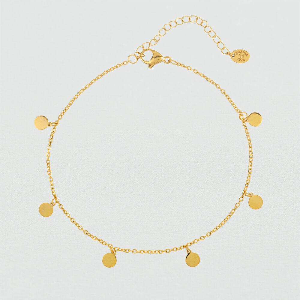 Tobillera DISCOS - Dorado - Tobillera  | Agatha