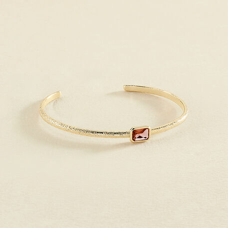 Pulsera rígida CLEOPATR - Rosa / Oro - Pulseras  | Agatha