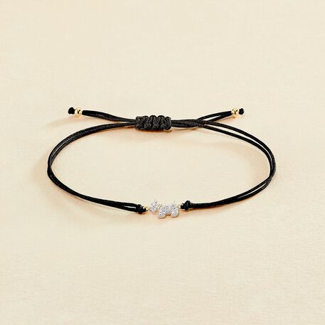 Pulsera con cordón MASCOTTE - Plata / Oro - Pulseras  | Agatha