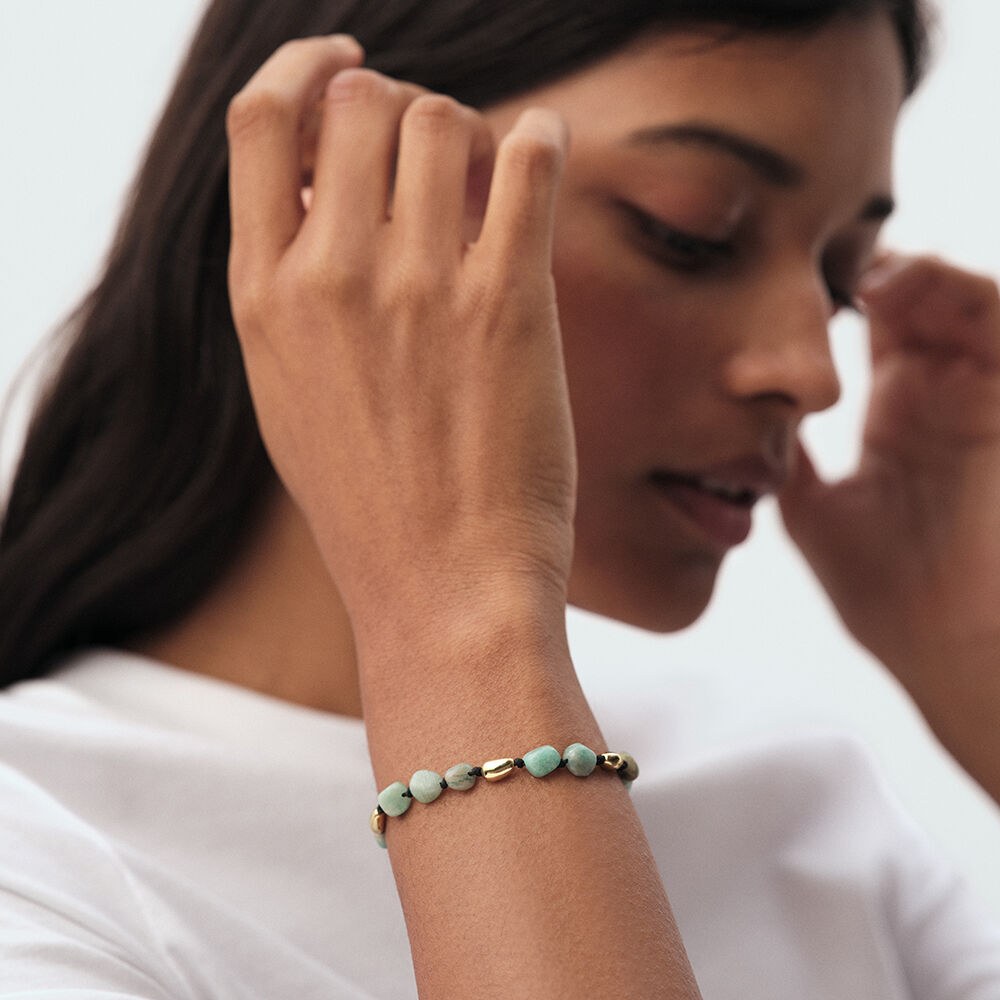Pulsera de cadena ODYSSEE - Turquesa / Oro - Pulsera de cadena  | Agatha