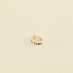 Piercing criolla COLORFUL - Multicolor / Oro - Piercings  | Agatha