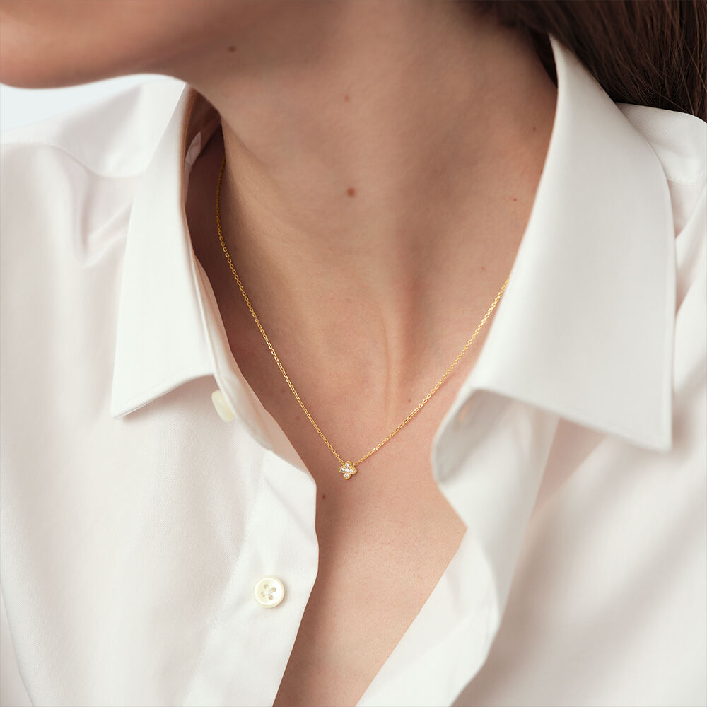 Collar corto BELOVED - Cristal / Dorado - Collar corto  | Agatha