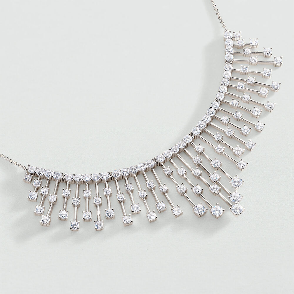 Collar corto CASCAIS - Cristal / Plateado - Collar corto  | Agatha