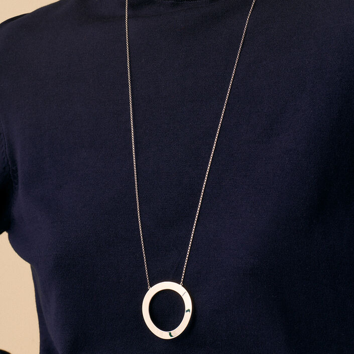 Collar largo LINES - Plata - Collares  | Agatha