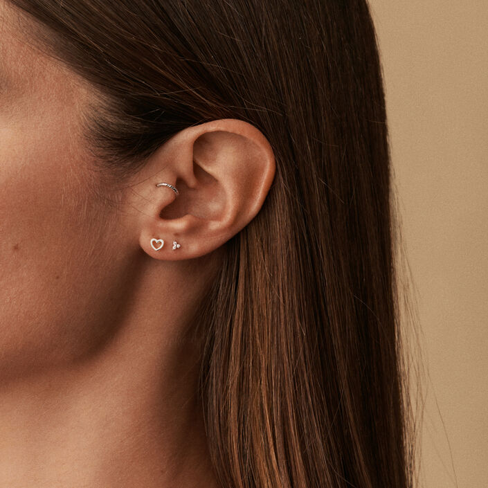 Piercing mini MINPUNTA - Cristal / Plateado - Piercings  | Agatha