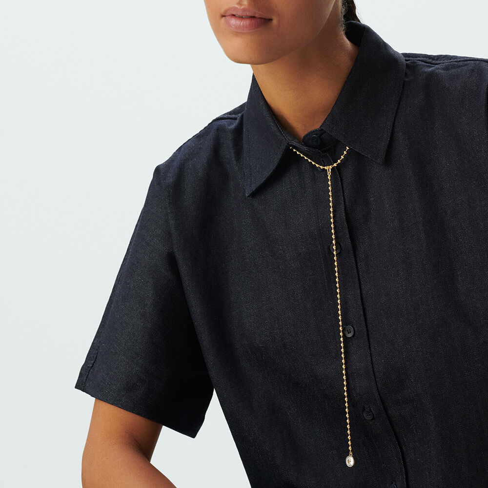 Collar largo BE - Cristal / Dorado - Collar largo  | Agatha