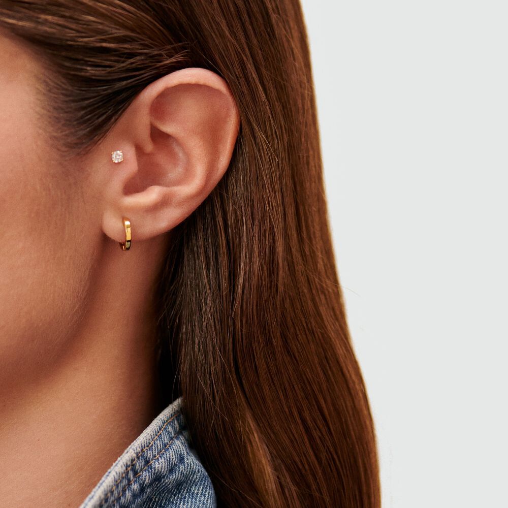 Piercing H&eacute;lix & Tragus MIX& MATCH - Cristal / Dorado - Tragus&H&eacute;lix  | Agatha