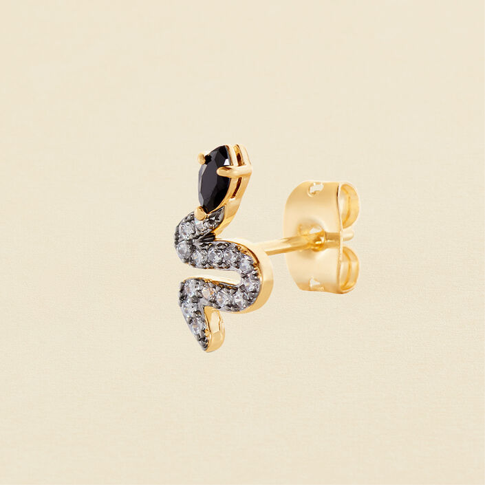 Piercing mini SNAKY - Oro / Gris - Piercings  | Agatha