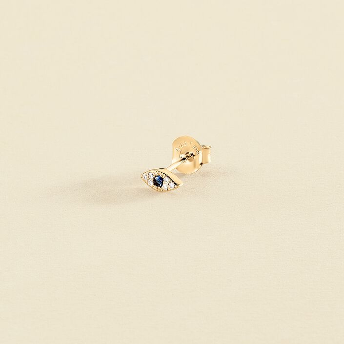 Piercing mini AZUL - Azul / Oro - Piercings  | Agatha