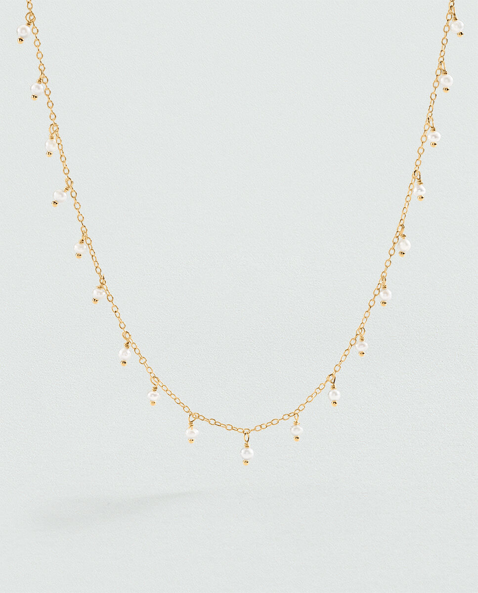 Collar corto ALMA - Perla - Collar corto  | Agatha