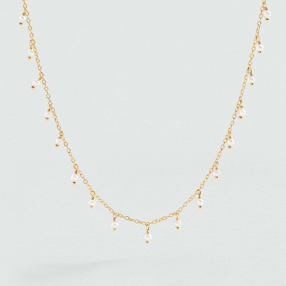 Collar corto ALMA - Perla - Collar corto  | Agatha