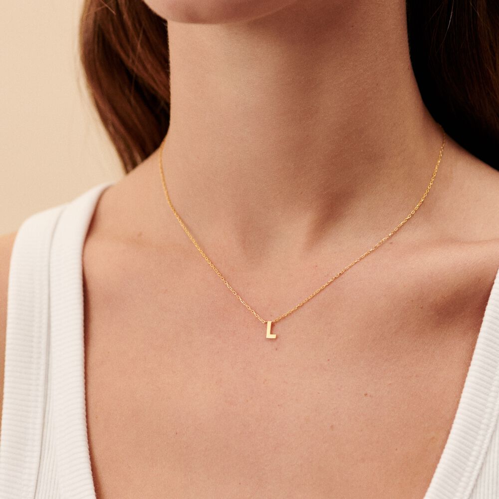 Collar corto ABC - Dorado - Collar corto  | Agatha
