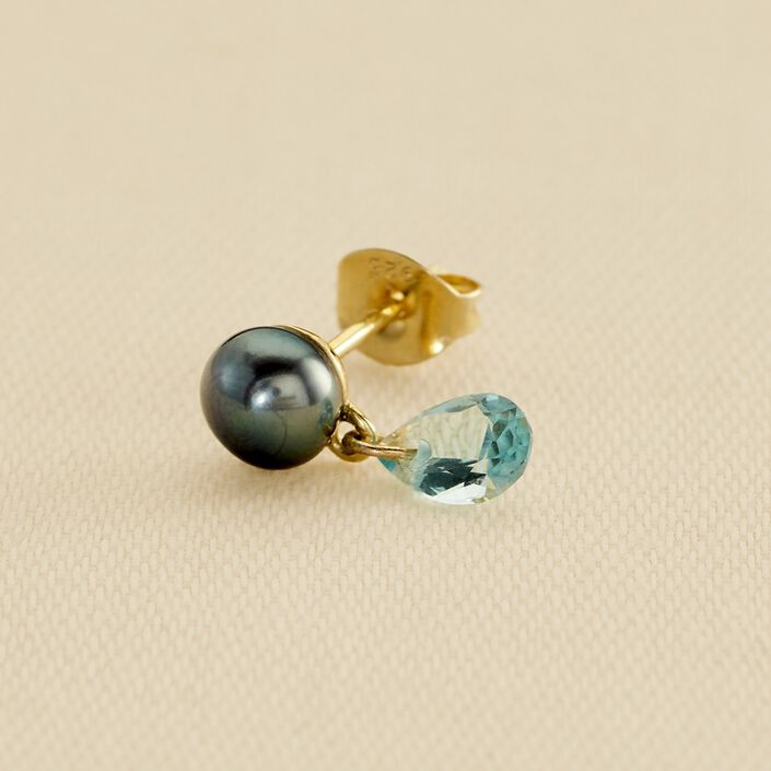 Piercing mini MIX& MATCH - Verde acuático - Piercings  | Agatha