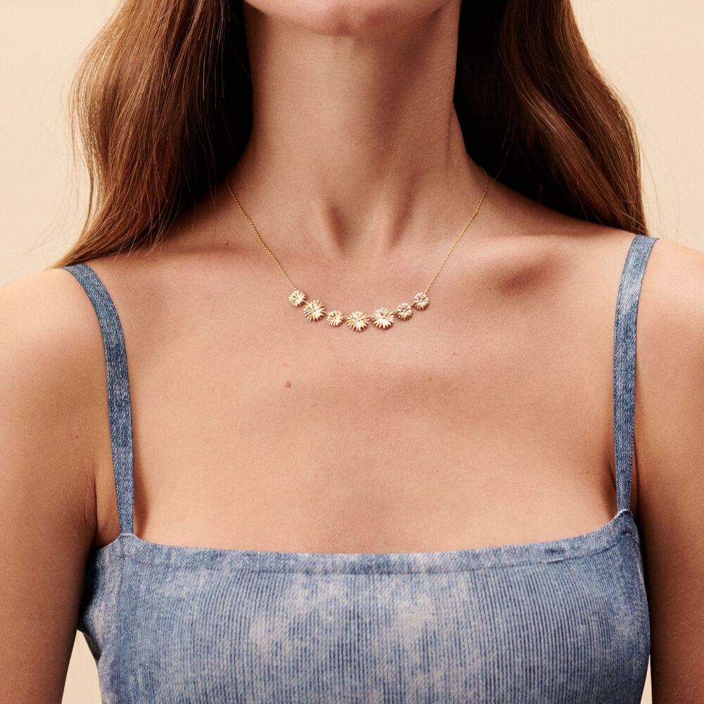 Collar corto BLOSSOM - Oro / Plata - Collares  | Agatha