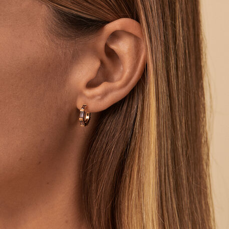 Criollas LUCILLE - Rosa / Oro - Pendientes  | Agatha