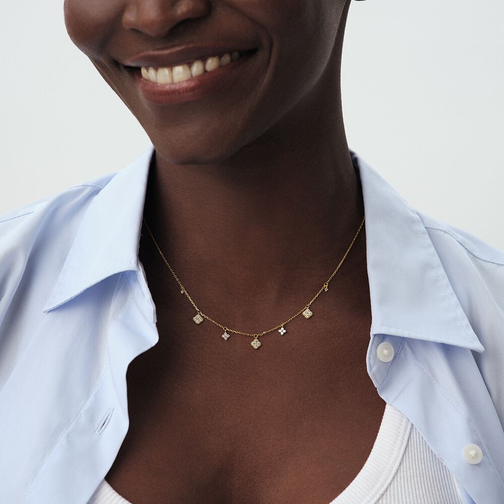 Collar corto BELOVED - Cristal / Dorado - Collar corto  | Agatha