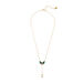 Collar midi SCARLET - Verde / Oro - Collares  | Agatha