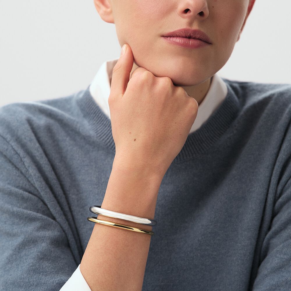 Pulsera rígida SILVER - Plateado / Dorado - Pulsera rígida  | Agatha