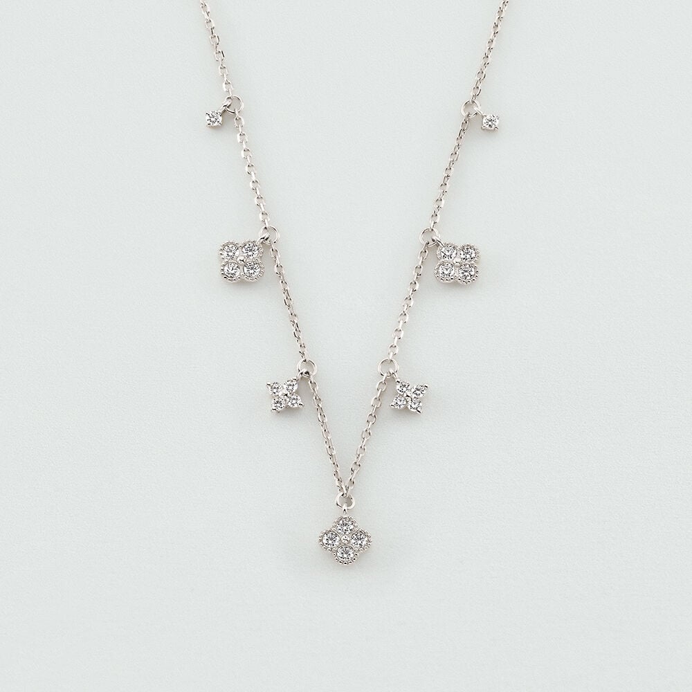 Collar corto BELOVED - Cristal / Plateado - Collar corto  | Agatha