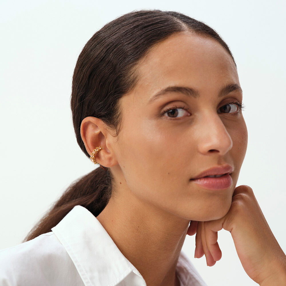 Ear cuff LUTETIA - Rosa / Oro - Pendientes  | Agatha