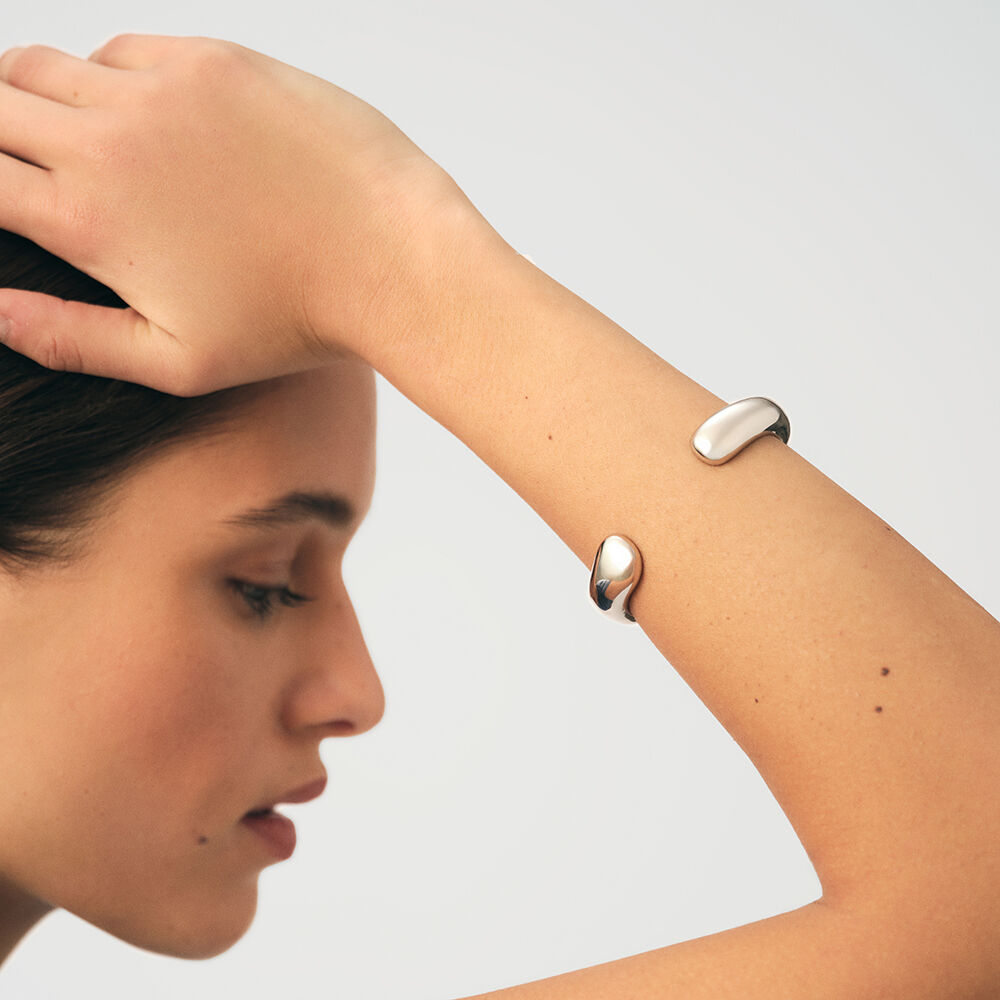 Pulsera rígida ODYSSEE - Plateado - Pulsera rígida  | Agatha