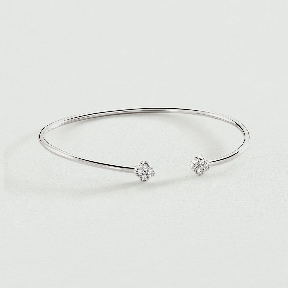 Pulsera rígida BELOVED - Cristal / Plateado - Pulsera rígida  | Agatha