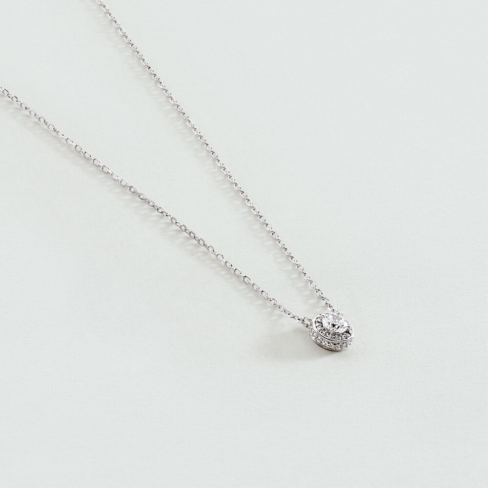 Collar corto IMPERIAL - Cristal / Plateado - Collar corto  | Agatha